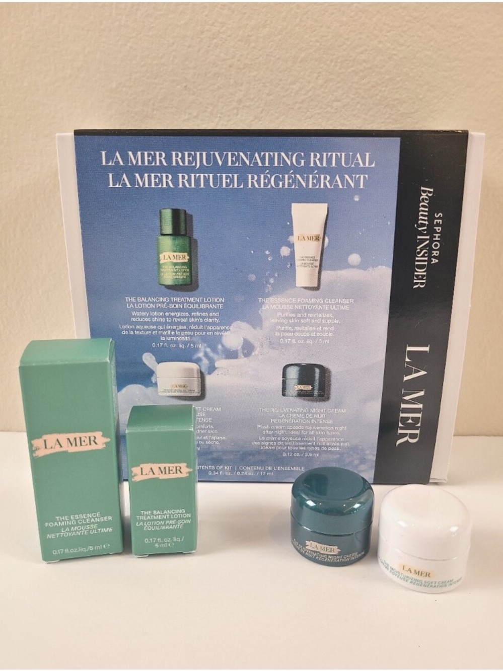 La Mer Rejuvenating Ritual Skincare Beauty Insider Kit BNIB